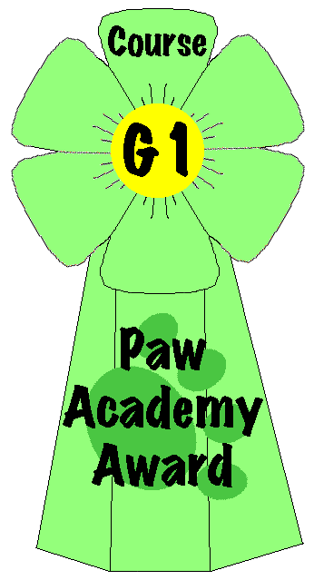Paw Academy Award G1 - General Course 1 - Cat ownership